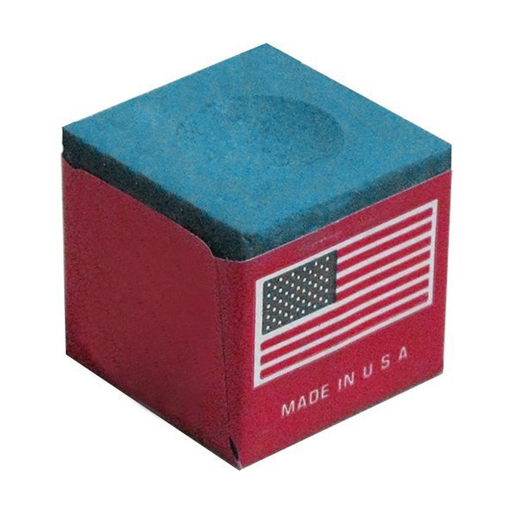 Master Billiard/Pool Cue Chalk Box, 12 Cubes Blue