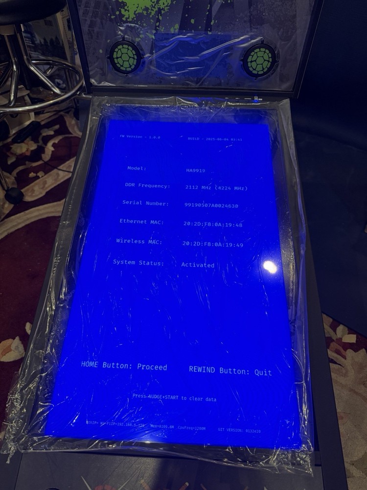 AtGames Legends Pinball TMNT Pinball Machine *READ DESCRIPTION*