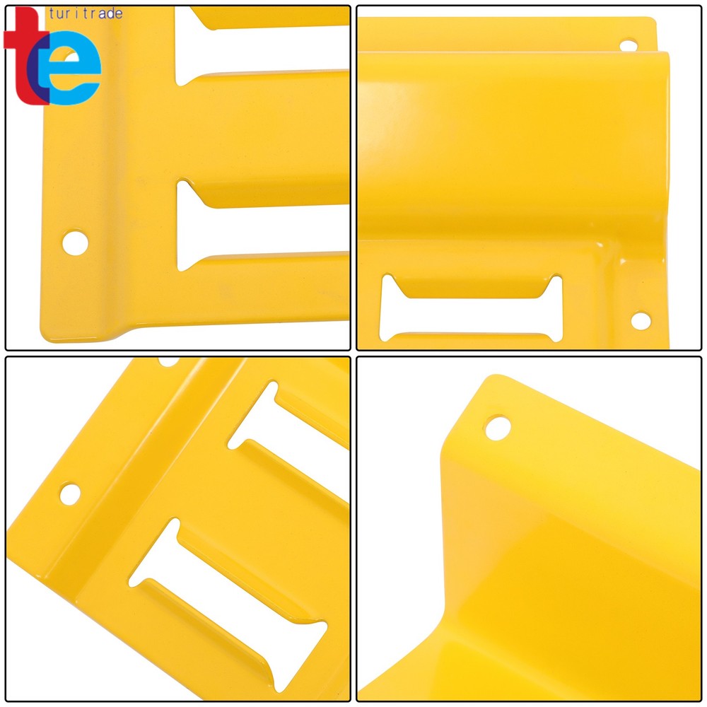 Wheel Chock Tie-Down Kit 4PCS E Track Wheel Chock 2PCS 7.5' Tie-Down Strap