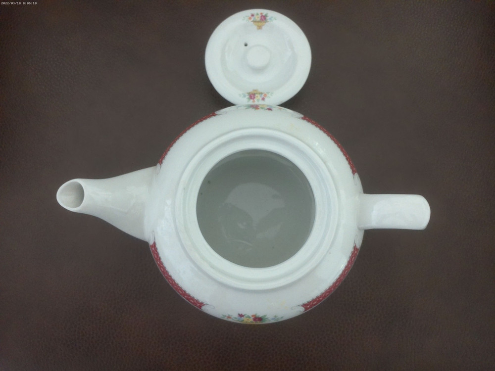 VINTAGE FLAT TOP TEAPOT