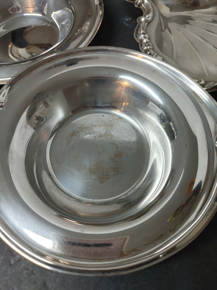 12 SILVERPLATED DISHES SHEFFIELD REED & BARTON WALLACE WM ROGERS SHEETS ROCFORD