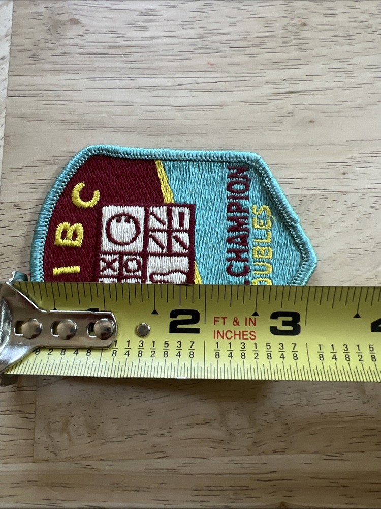 Vintage Patch, Bowling WIBC Local Champion Doubles Bowling Patch