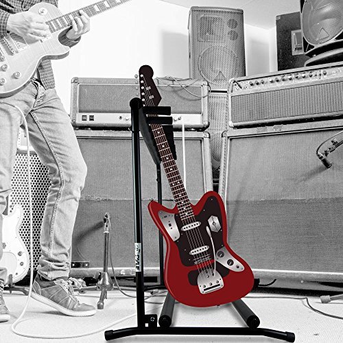 Pyle PGST43 Guitar Stand, Multi-Instrument Floor Stand Rack - Rubber Padding