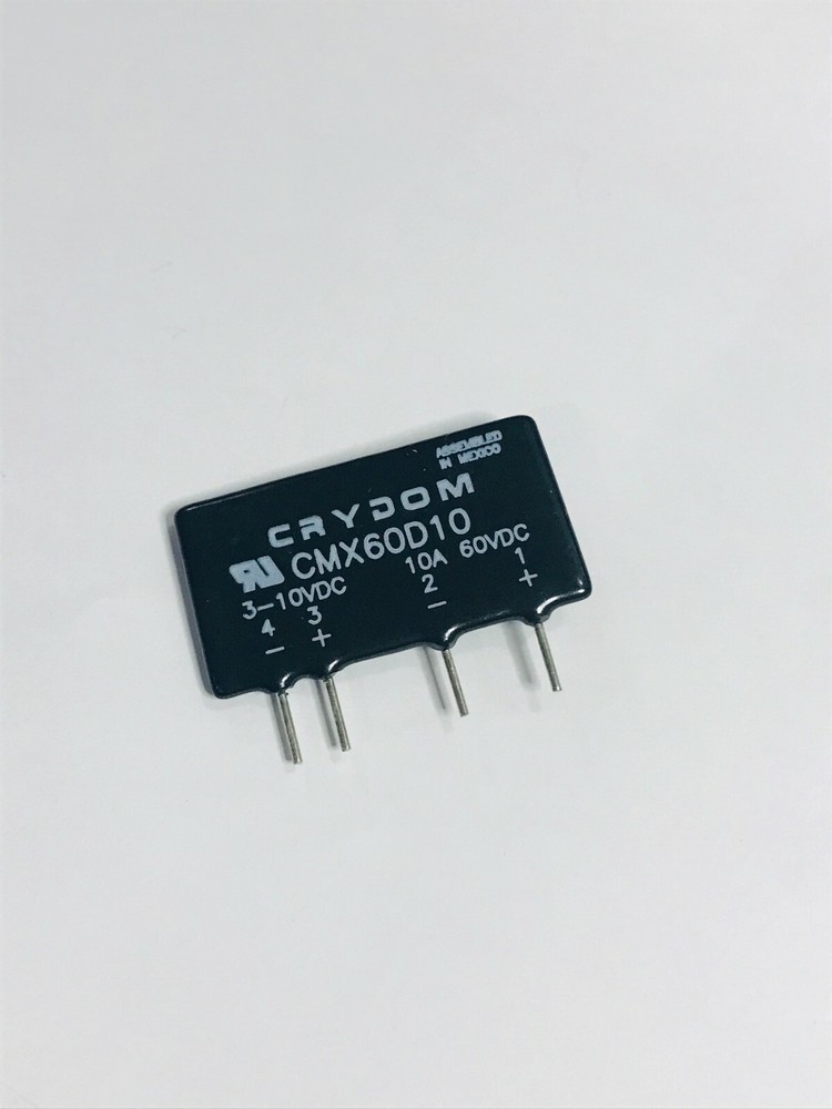 CMX60D10  Solid State Relay SPST-NO 10A 60V DC 3-10V Thru-Hole PCB Mount SIP