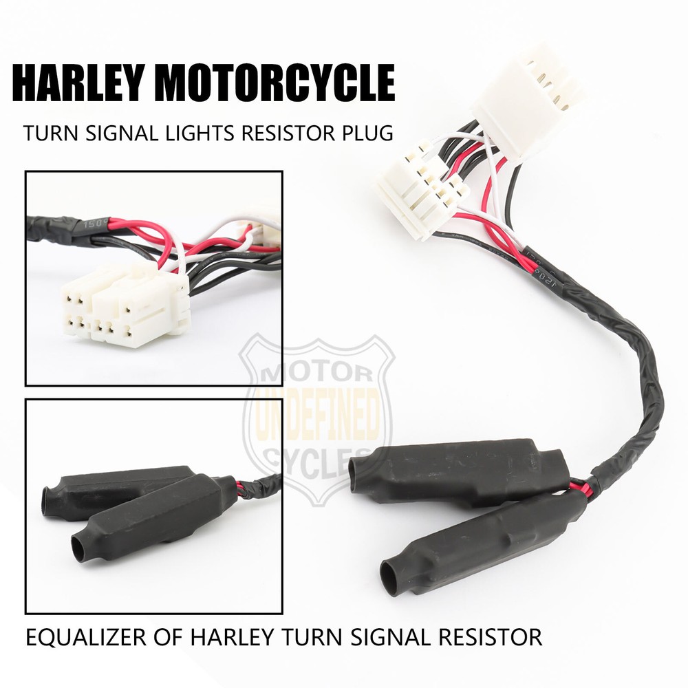 For Harley Equalizer Led Load Blinker Turn Signal Light Resistor Plug In Flasher