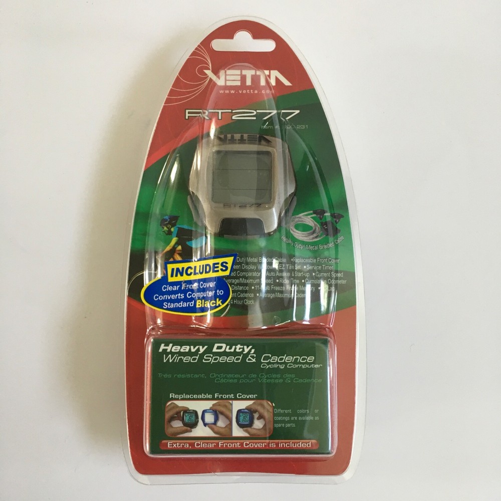 VETTA RT277 Heavy Duty Cycling Computer New