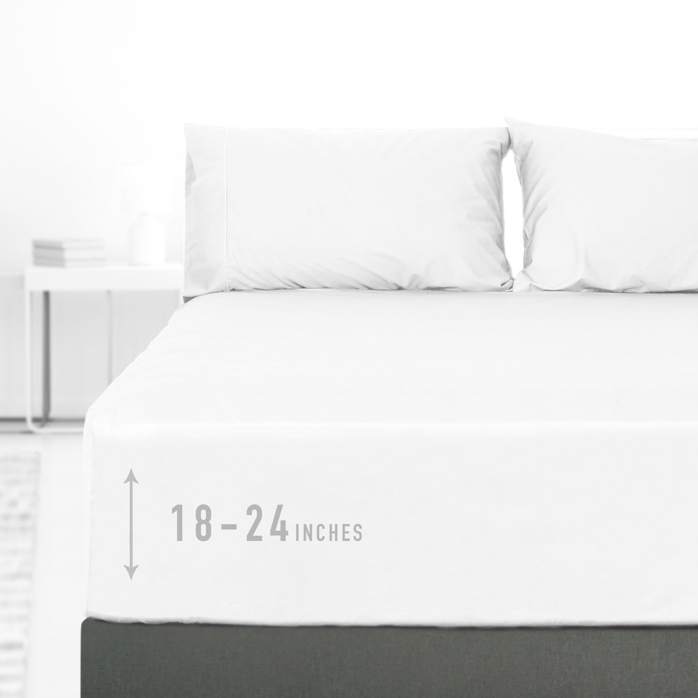 Sunflower Queen Fitted Sheet, 1-Piece Extra Deep Pocket Fitted Bottom Sheet 2...