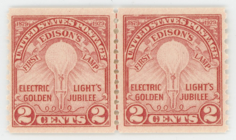 US #656 Line Pair | Unused OG | Extra Fine/Superb