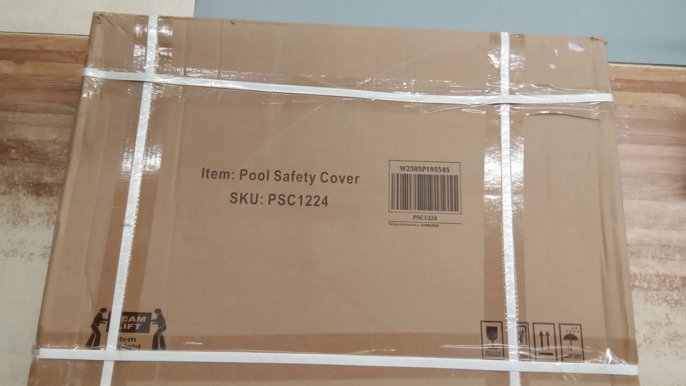 Pool Safety Cover Rectangular 12' x 24' Green