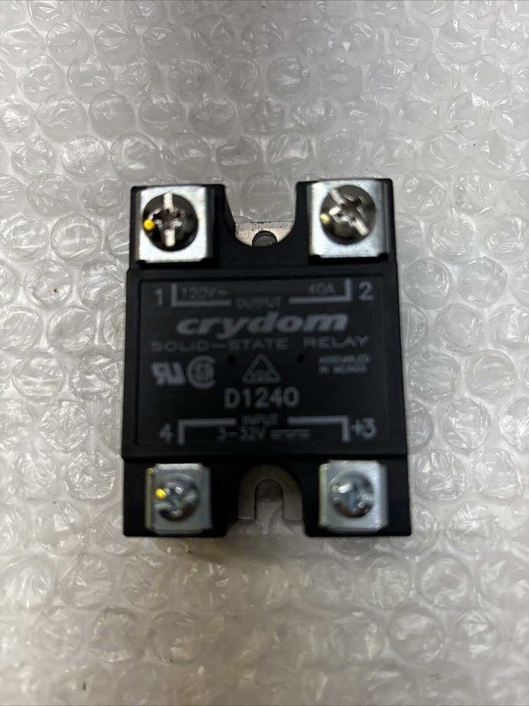 ** New Electrical Solid State Relay Crydom D1240 120V 40A Fast Shipping #