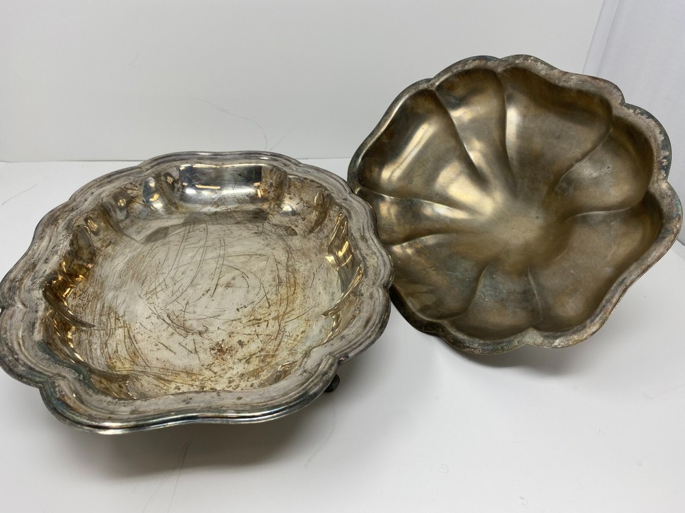 Sheffield Entree Dish with Lid from 1930s