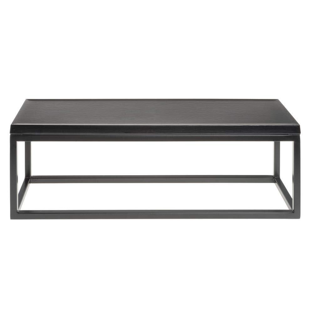 HUBERT® Black Display Riser with Black Top - 7"H