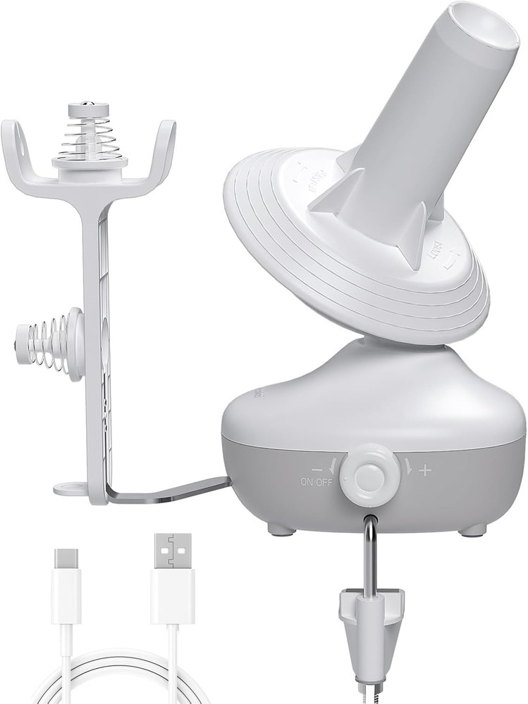 Efficient Electric Yarn Winder with Stepless Speed Control for Knitters