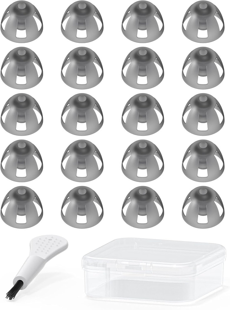 Resound Compatible Hearing Aid Domes Open Smokey Ear Tips Replacement 8Mm