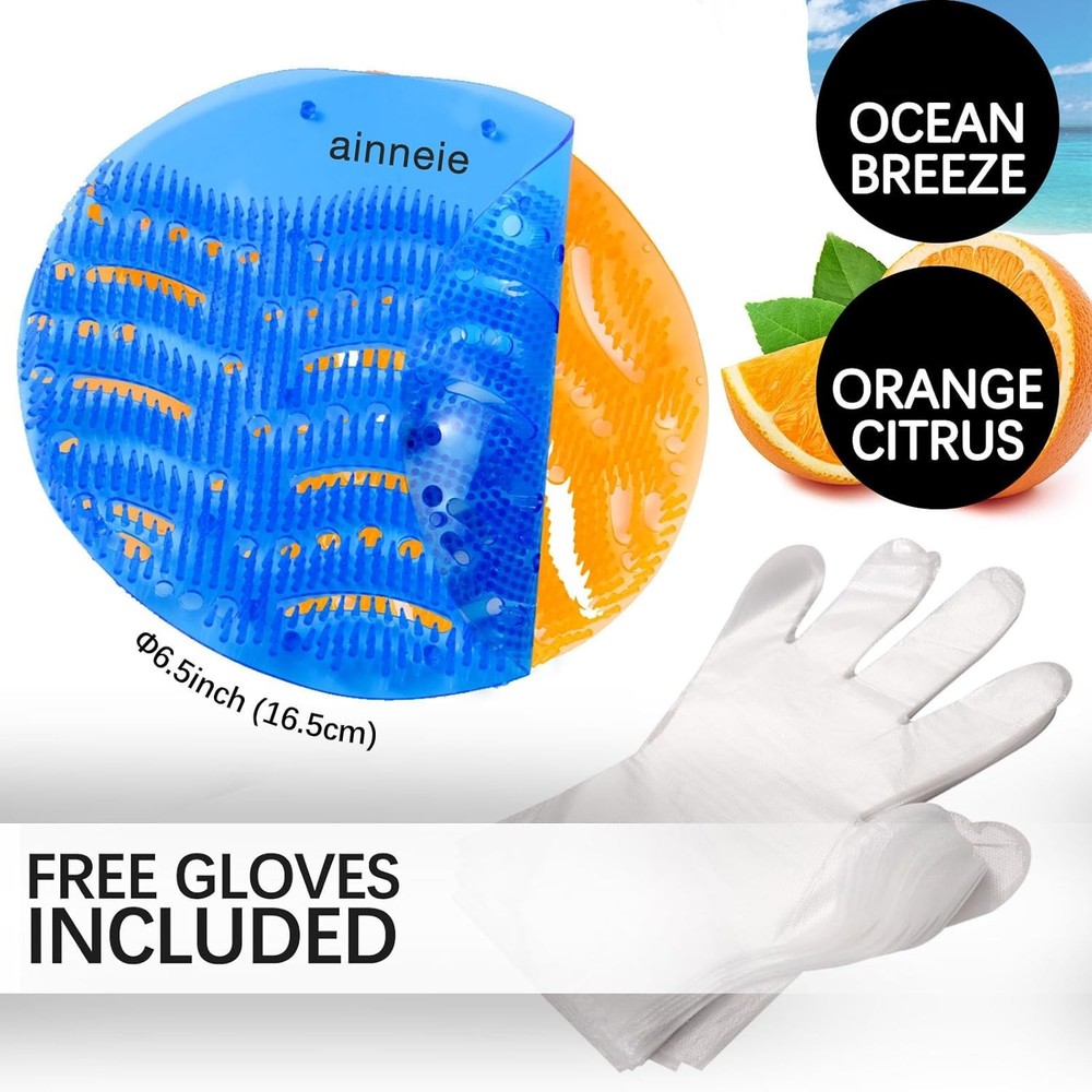 Urinal Deodorizer Screens 50 Pack Anti-Splash Urinal Screen Urinal Deodorizer