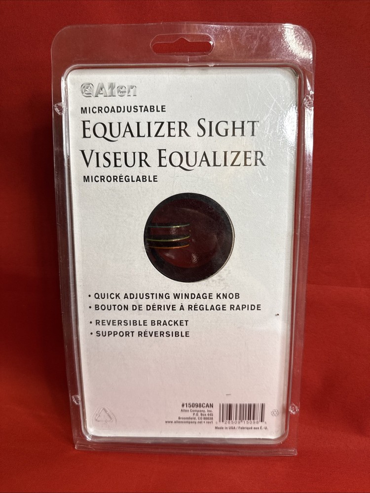 Allen Equalizer Sight Microadjustable New 15098CAN