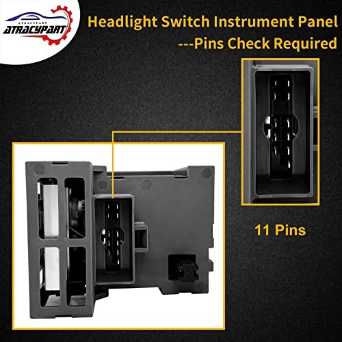 Headlight Switch Dimmer Control | Headlight Switch - 93443101 Black - 1995-2009