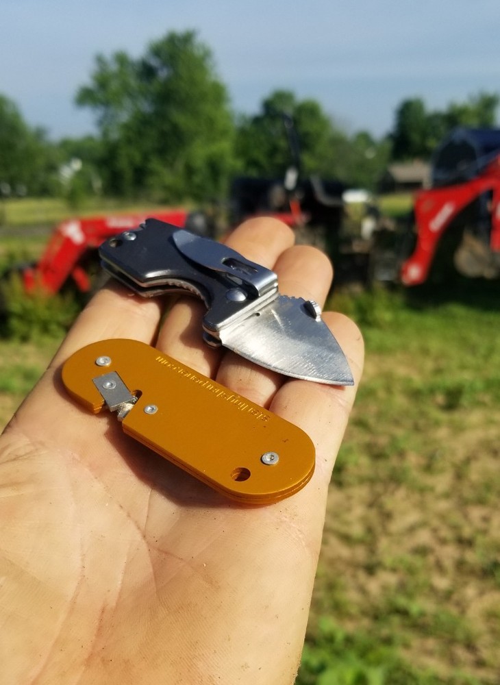 Sterling Pocket Knife / Tool Sharpener & Compact Fire Ant Folding Knife