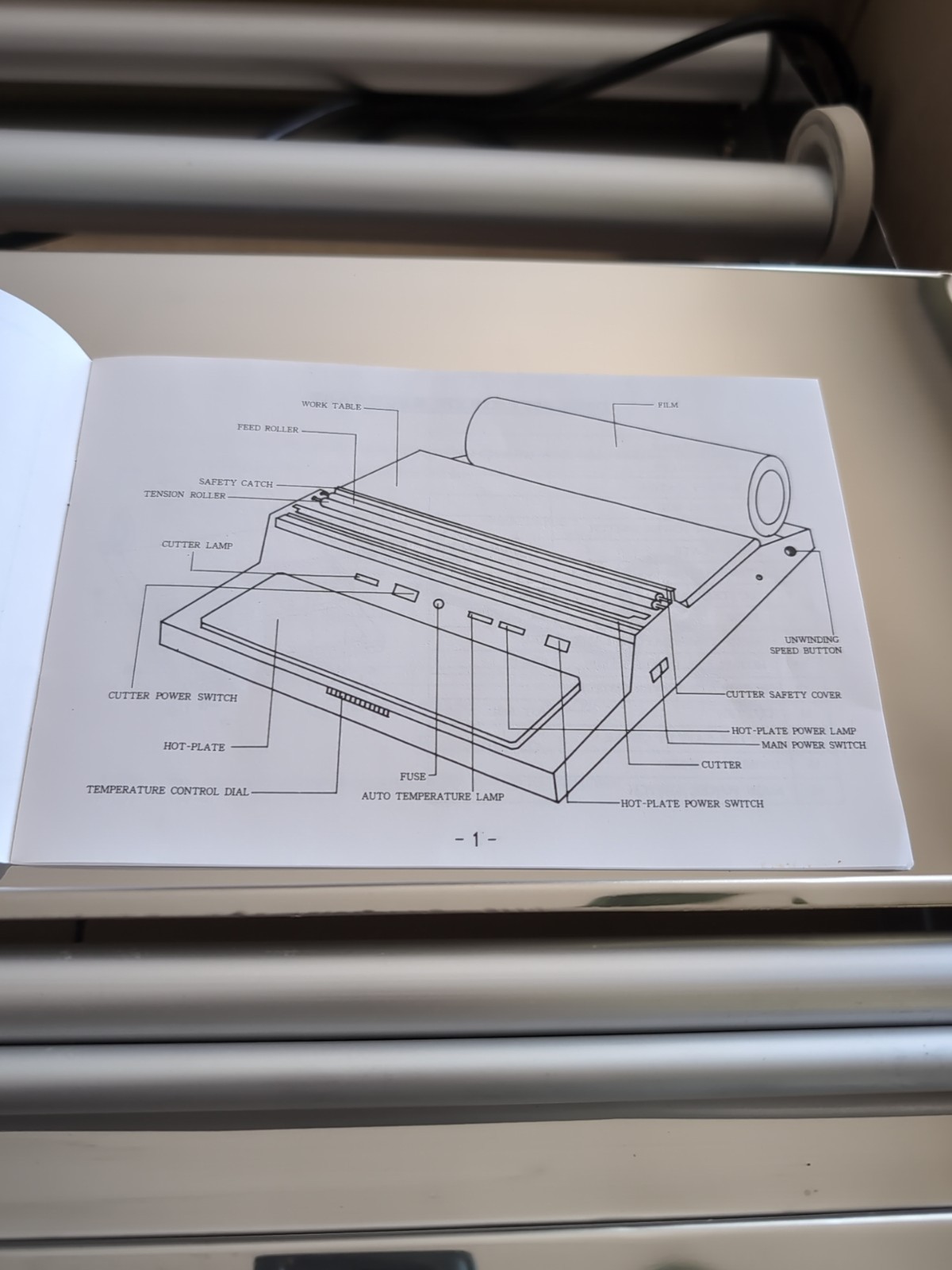 Torrey 20 Inch / 500 mm Hand Wrapping Machine Film Wrapper for Food Pack