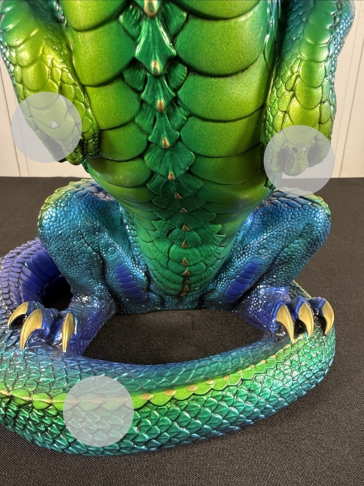 Windstone Editions Emperor Dragon Emerald Peacock