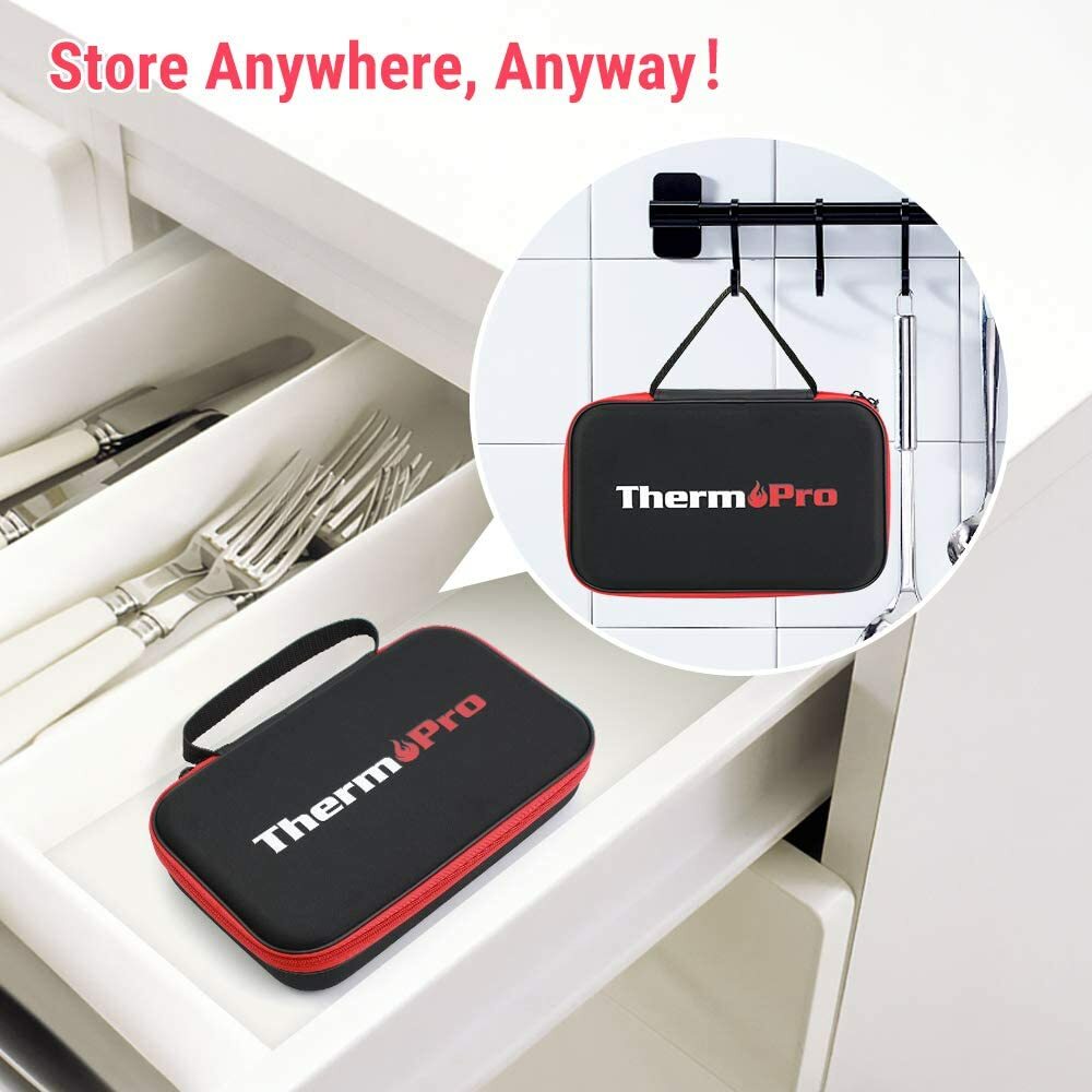 ThermoPro TP99 Hard Carrying Case Storage Bag for TP-20 08 07,Meat Thermometer