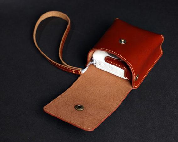 Genuine genuine cowhide case, protective case, suitable for PowerShot N2 camera