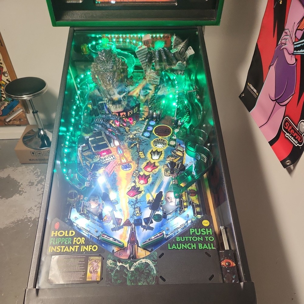 Sega Godzilla Arcade Pinball Machine