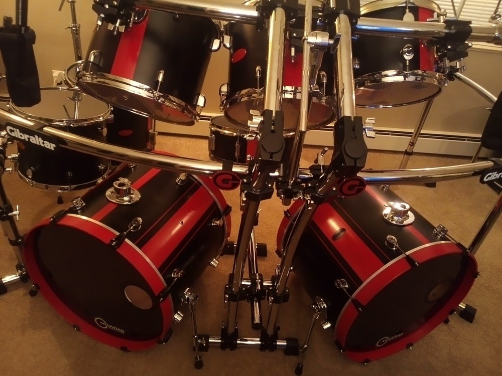 Full 8pc Pdp Custom Kit And Gibraltar Rack