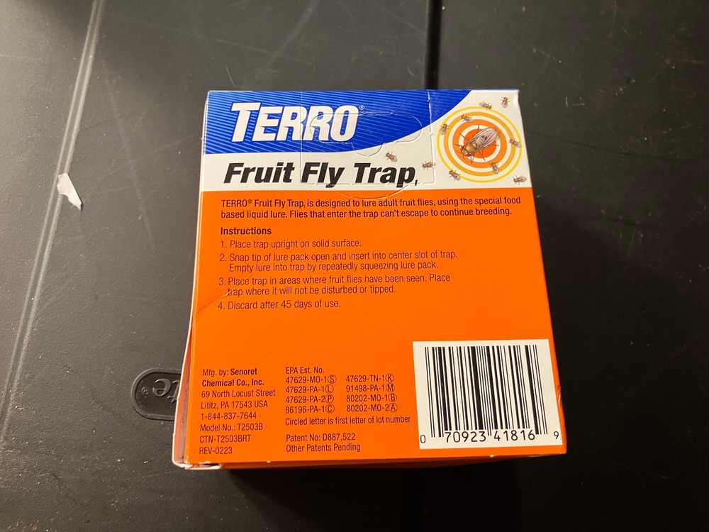 Indoor Fruit Fly Trap, (2-count) , Terro Traps, In Built With Window Sinks...