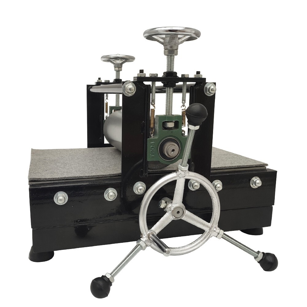 1 PC Black Slab Roller Printmaking Machine Portable Tabletop 50*30cm