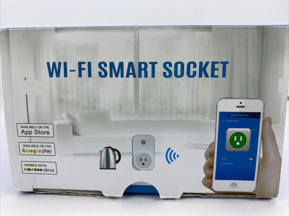 Linganzh Smart Wifi Socket - Works with Alexa