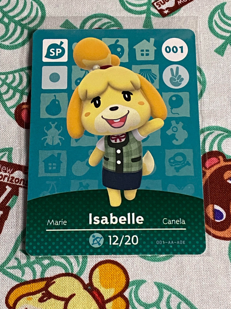 Animal Crossing Amiibo Cards Series 1 Nintendo US Version Authentic