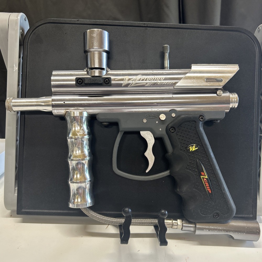 Paintball Marker View Loader Prodigy E-Grip - Silver