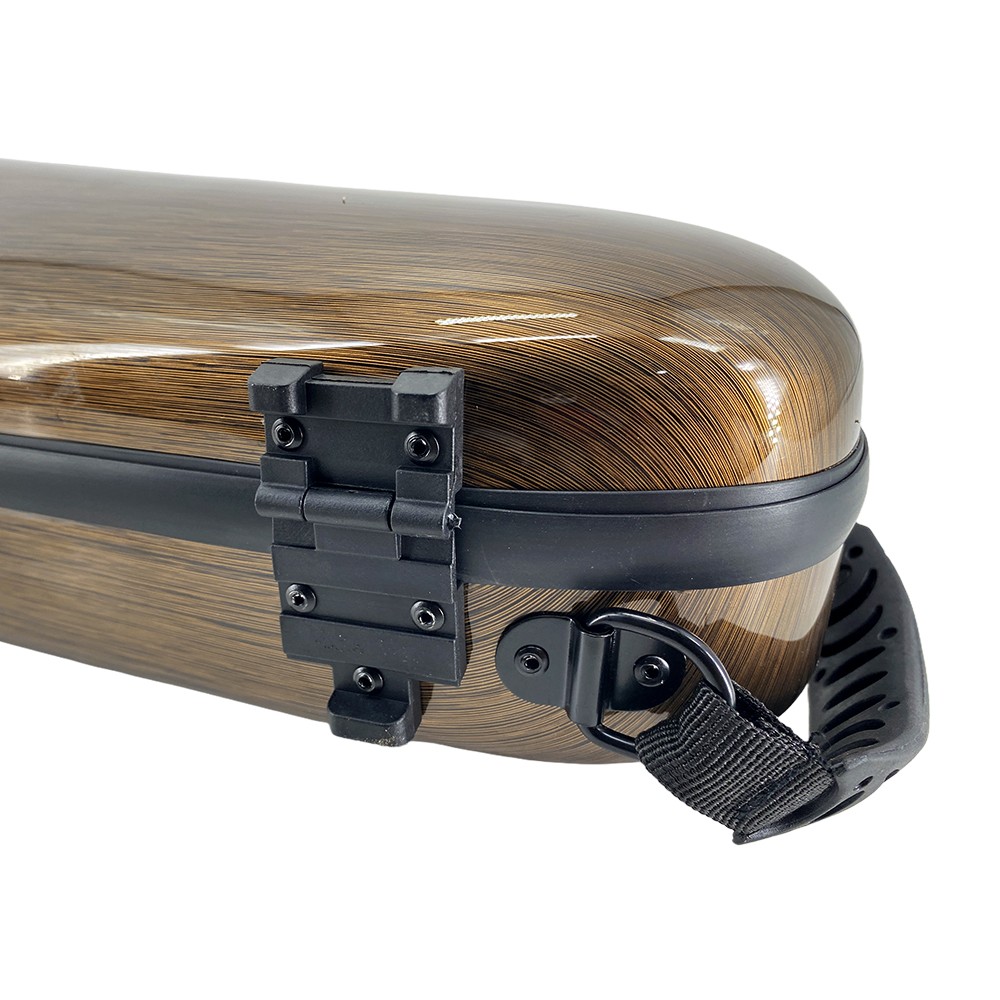 Violin Case 4/4 hard shell Carbon fiber Lightweight Triangle case with Backstrap