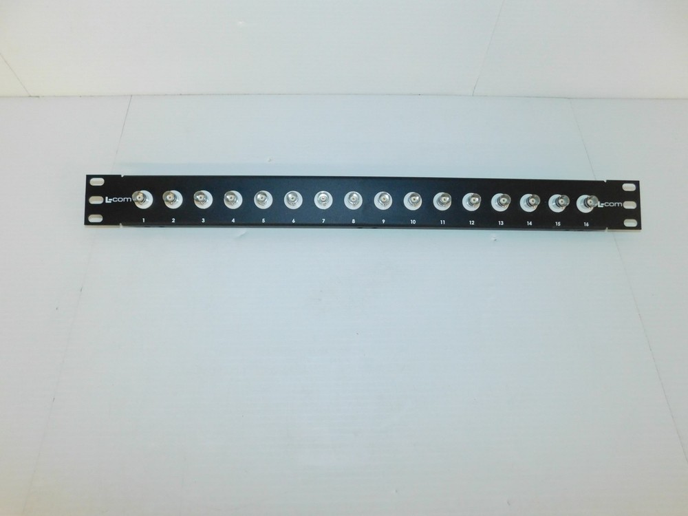 ^^ L-COM PR175B16BLK FEED THRU PATCH PANEL - NEW (PTQ74)