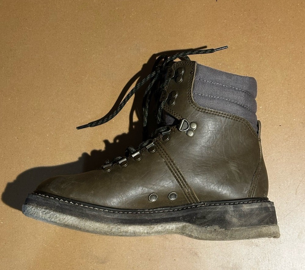 Simms Leather Wading Boots - Felt Sole - Size 7