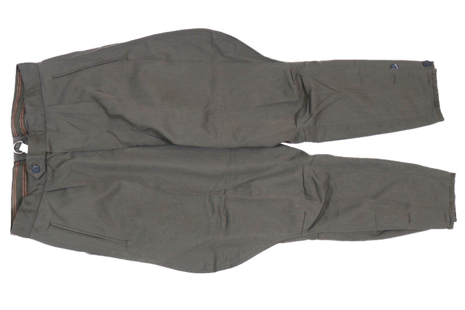 Medium M48-1 Authentic East German Grey Officer Trousers Pants Breeches NVA DDR