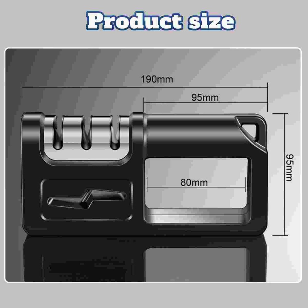 4 Stage Knife Sharpener Professional Ceramic Tungsten Kitchen Sharpening System