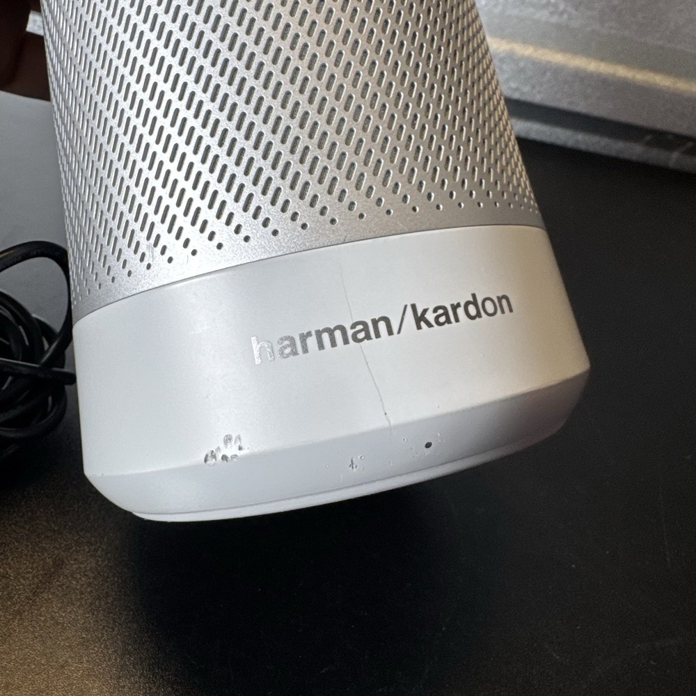 Harman Kardon Invoke Bluetooth Speaker Silver with Power Cord