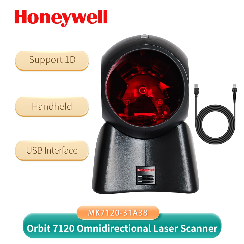 5x Honeywell MS7120 Orbit MK7120-31A38 Laser 1D Barcode Scanner USB Code Reader