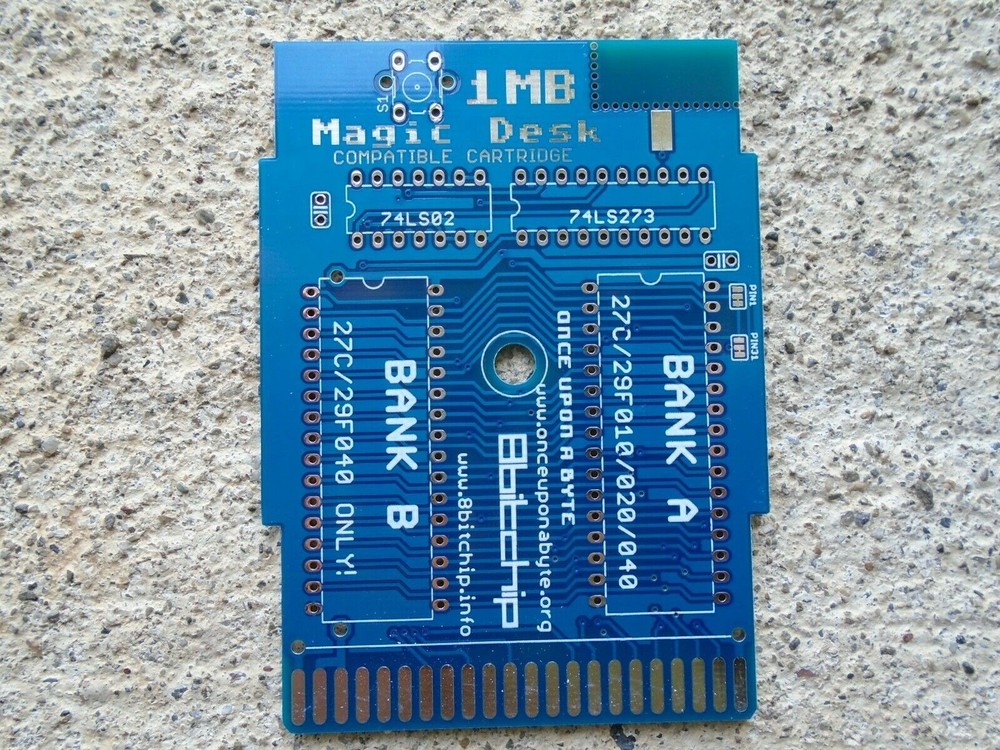 C64 Commodore 64 1MB Magic Desk Compatible Cartridge PCB