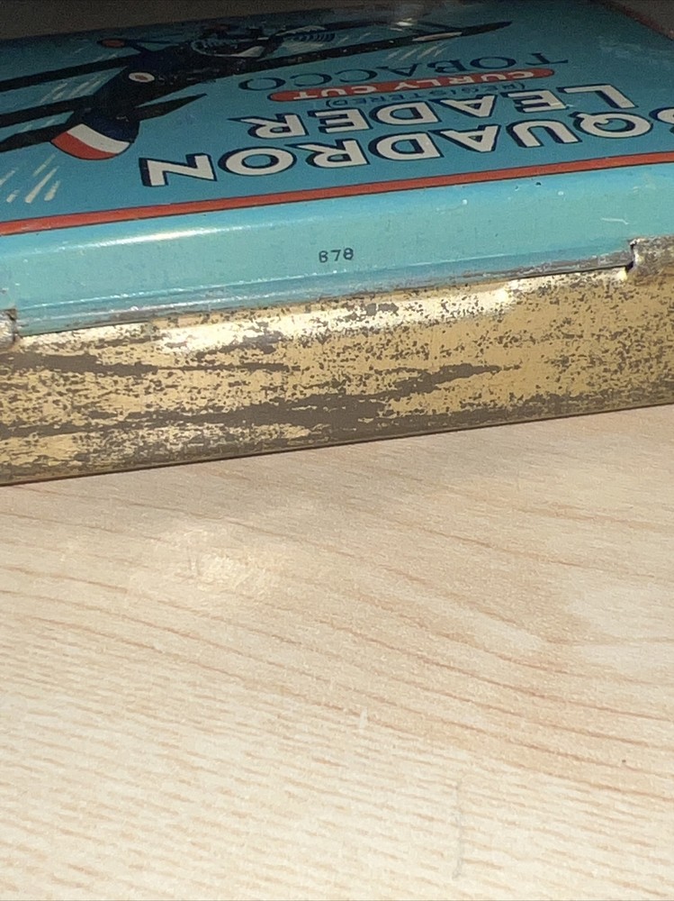 Ob18- Rare Squadron Leader Curly Cut Tobacco Tin, Samuel Gawith & Co