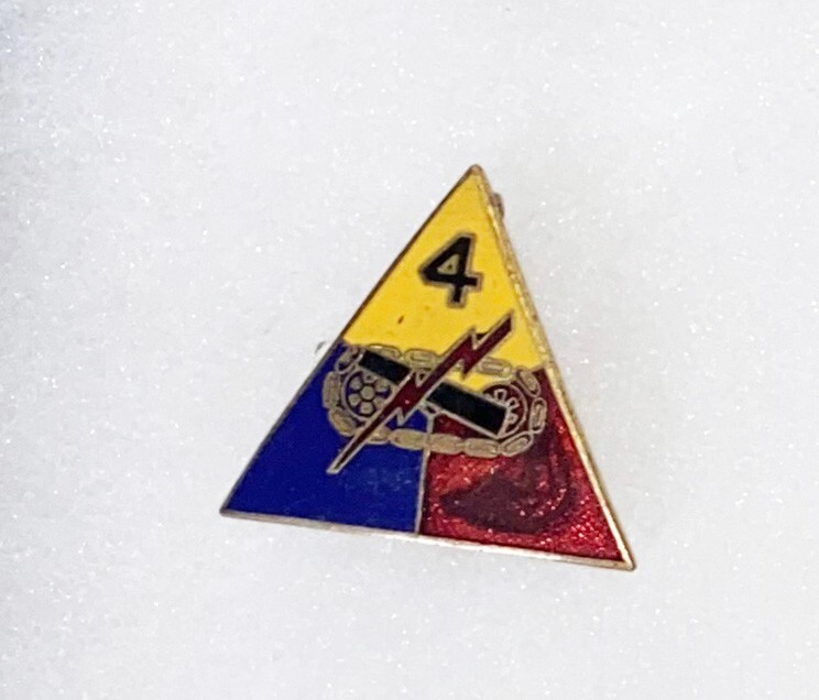 WWII Patch Type 4th Armor Division DI