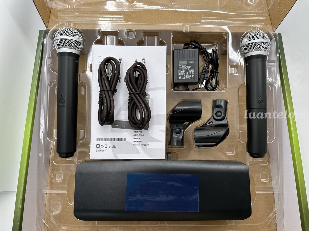 BLX288/PG58 Handheld Wireless Microphone System Come with2 Microphone