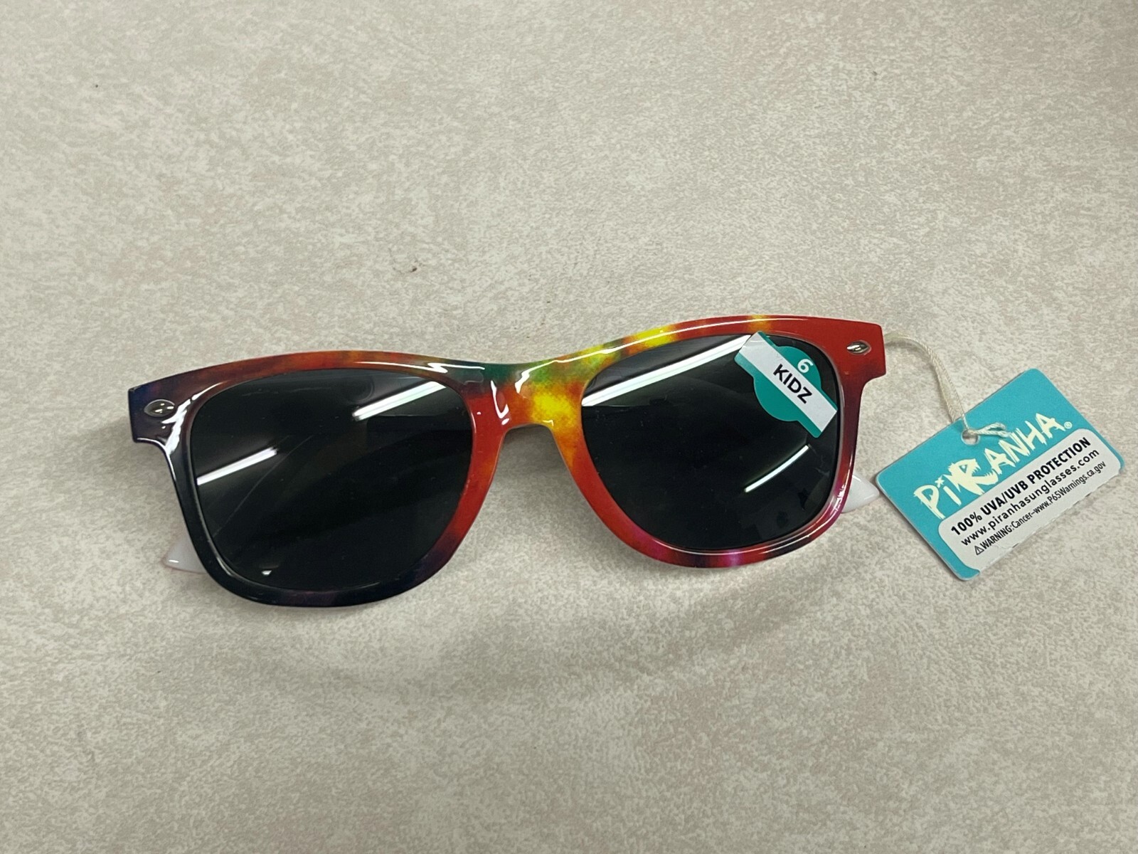 Piranha Kids Tie Dye 100% UVA/UVB Protection Sunglasses New with Tags
