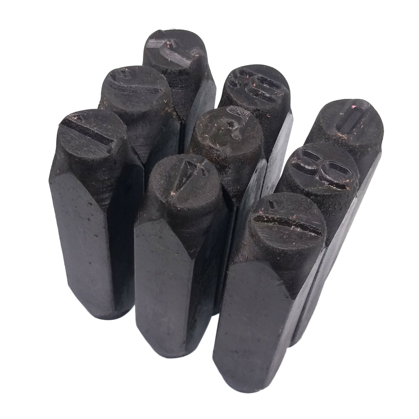 36pcs 1/2" 12.5mm Letter & Number Stamp Punch Set Hardened Steel