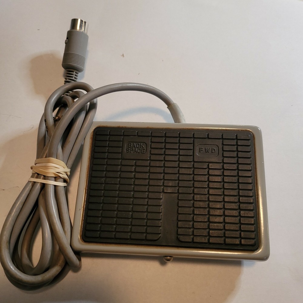 Sanyo Model FS-81 Single Button Transcriber Foot Control Pedal