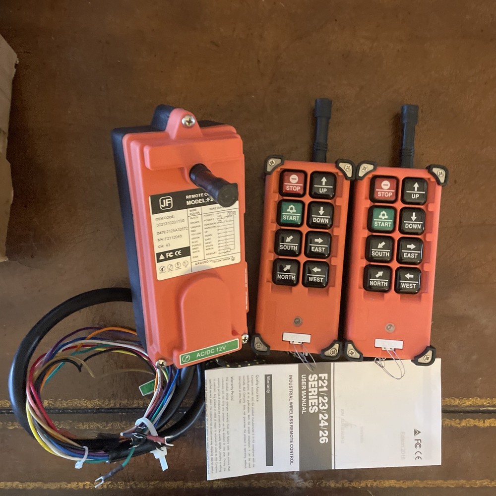 F21-E1B Hoist Crane Wireless Industrial Remote Control Transmitter & Receiver