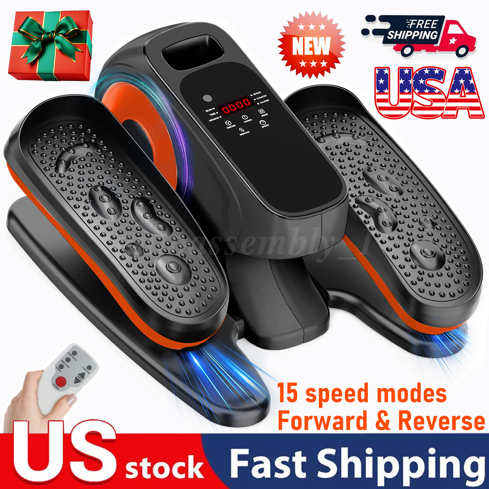 Ellipse Leg Exerciser Seated Eclipse Under Desk Elliptical Machine as Seen on TV