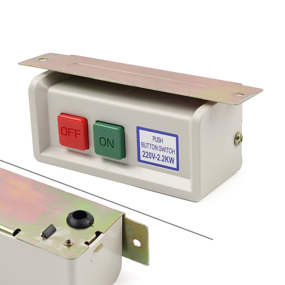 Push Button On & Off Switch For Industrial Sewing Machine Motor 220 Volt